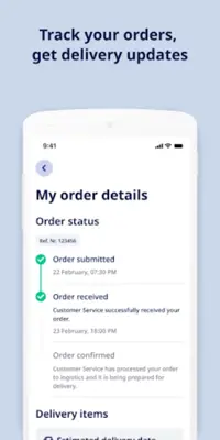 MyOrders android App screenshot 2